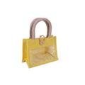 Borsina juta gialla con finestra e 2m.18x10h13