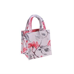 Borsina tela stampa fiori15X12h15