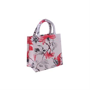 Borsina tela stampa fiori 20X12h20