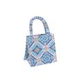 Borsina tela stampa blu15X12h15