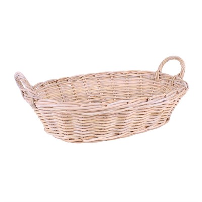 Cesto ovale giunco naturale 50X35H13