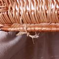 Cesto picnic in vimini bollito foderato 53X33H30 