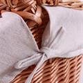 Cesto picnic in vimini bollito foderato 53X33H30 