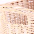 Cesto in midollino sbiancato 57X43H34 in set di 2