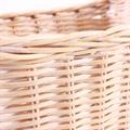 Cesto in midollino sbiancato 57X43H34 in set di 2
