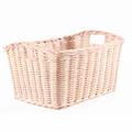 Cesto in midollino sbiancato 57X43H34 in set di 2
