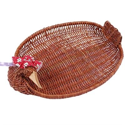 Cesto in giunchino Papera 36x26H8 