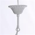 Lampadario a cinque bracci bianco Ø46H98