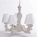 Lampadario a cinque bracci tortora Ø46H95