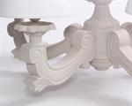 Lampadario a cinque bracci tortora Ø46H95