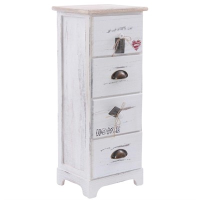 Cassettiera in paulownia Home 29X25H72