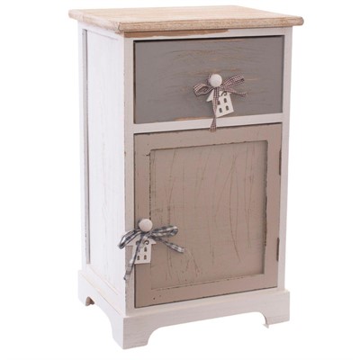 Comodino in paulownia House 35X29H58 