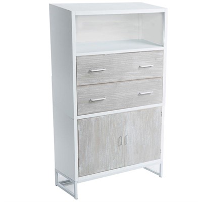 Mobile bianco in legno di Paulownia 84x38H150