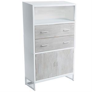 Mobile bianco in legno di Paulownia 84x38H150