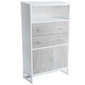 Mobile bianco in legno di Paulownia 84x38H150