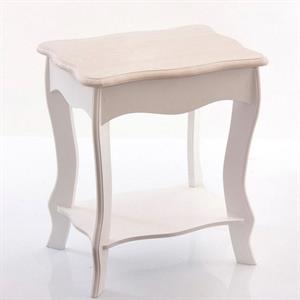 Tavolino da caffè in legno di pino bianco 40X30H46