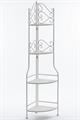 Angoliera in ferro bianco 46X32H160