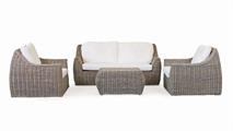 Poltrona in giunco Salvador 103X92H87