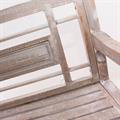 Panchina intagliata in legno di abete 115X45H85