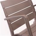Sedia in resina nocciola 52X55H81