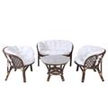 Salotto completo in rattan Bahama 