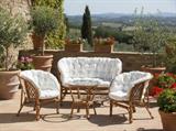 Salotto completo in rattan Bahama 