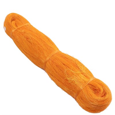 Matassa in sisal arancione in confezione da 500 gr