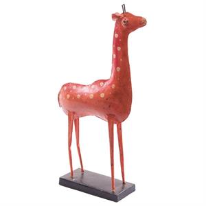 Giraffa decorativa in metallo 24x8H49 