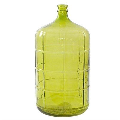 Vaso in vetro verde Ø28H57