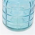 Vaso azzurro in vetro Ø11H19 