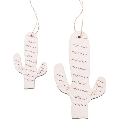 Decorazione cactus H15 in set di 2