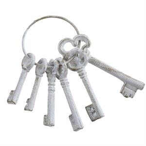Decorazione mazzo di chiavi in metallo H21