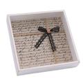 Vuotatasche in legno e stoffa 24X24H5