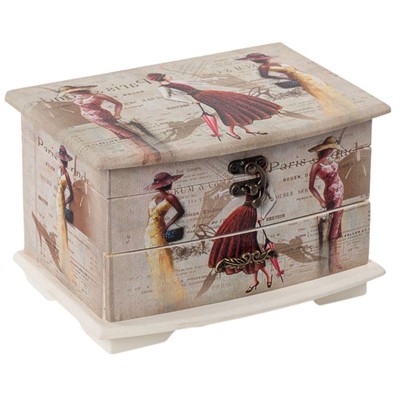 Cofanetto in mdf Paris 22x15H12