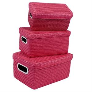 SCATOLE IN PVC IN SET DI 3