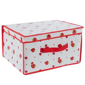 SCATOLA ORGANIZER STAMPA FRAGOLE 39X31X21