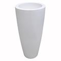 Vaso bianco in resina Ø37H80