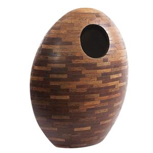 Vaso in legno naturale 39x15H46 