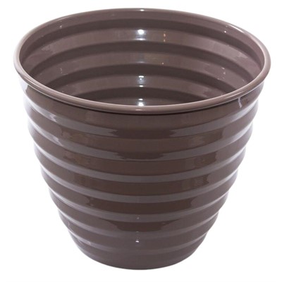 Vaso in latta marrone Ø26H22