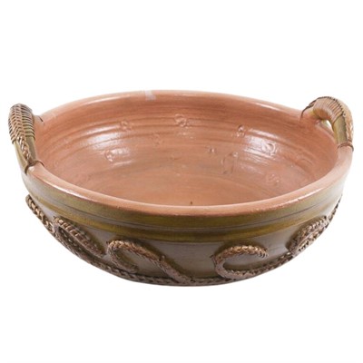 Vaso in terracotta e giunco Ø55H16