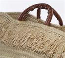 Borsa in palma con frange 55x28H27