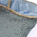 Borsa in palma con paillettes 60H30