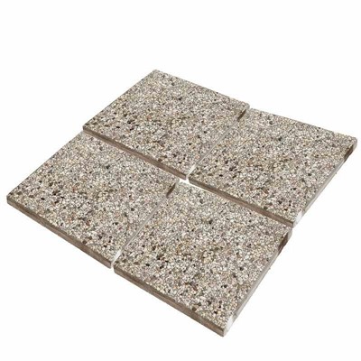 Base per ombrellone in piastre 50x50H3 in set di 4 