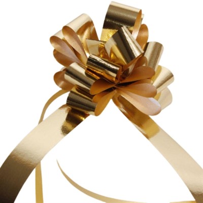 Nastro da confezione lucido dorato 19 mm