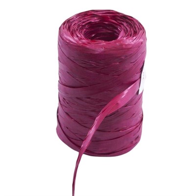 Rocchetto in rafia sintetica ciliegia 200 mt