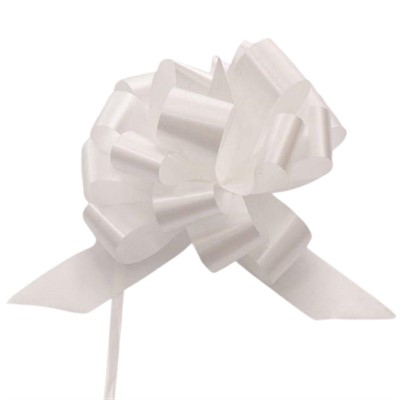 Fiocco liscio bianco 30 mm