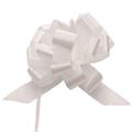Fiocco liscio bianco 30 mm