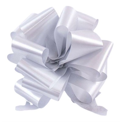 Fiocco liscio bianco 50 mm