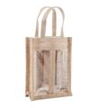Shopper in juta con finestra 14x7H19