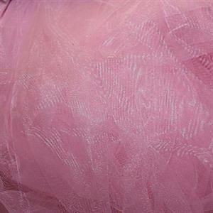Tessuto in organza rosa 1,5X3 mt
